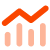 Orange Chart Icon